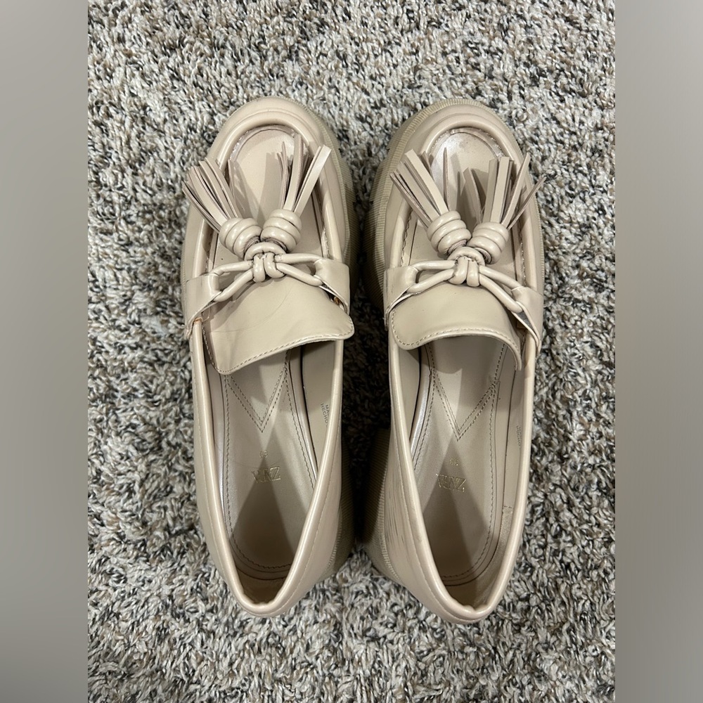Zara Lug Sole Loafers